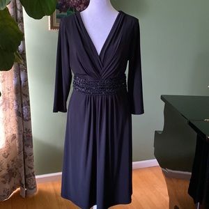 Bisou Bisou Elegant Black Dress sz 10